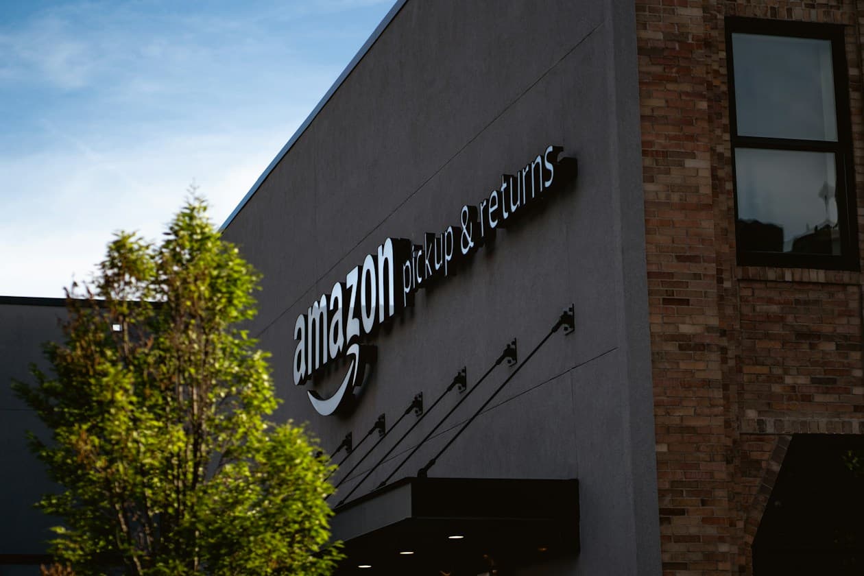 An Amazon pickup and returns storefront